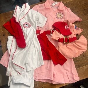 A League of Their Own Costume Set (Mom, Dad, baby)